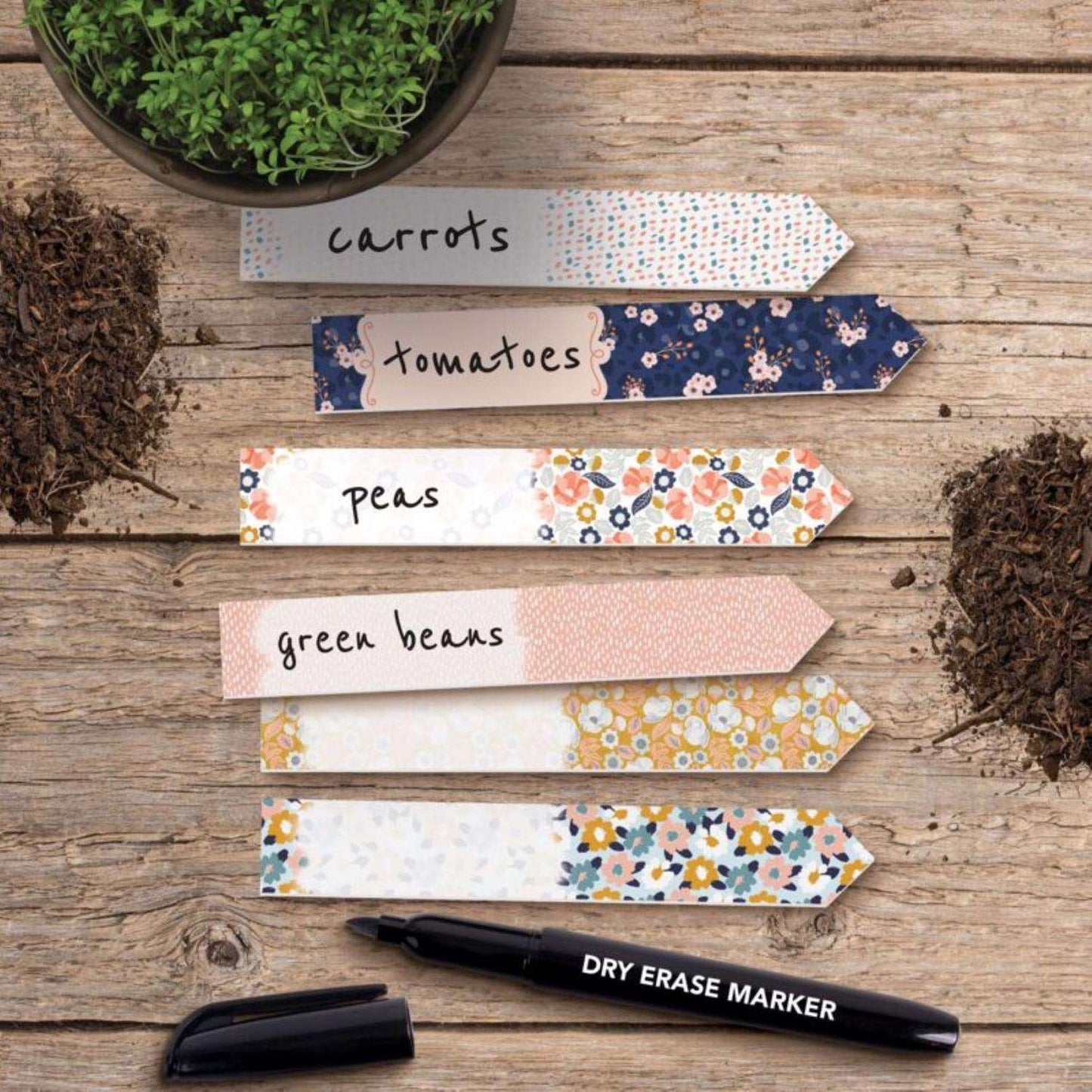  P Graham Dunn Multicolored Acrylic 6.5 In. H Write Your Own Garden Sign