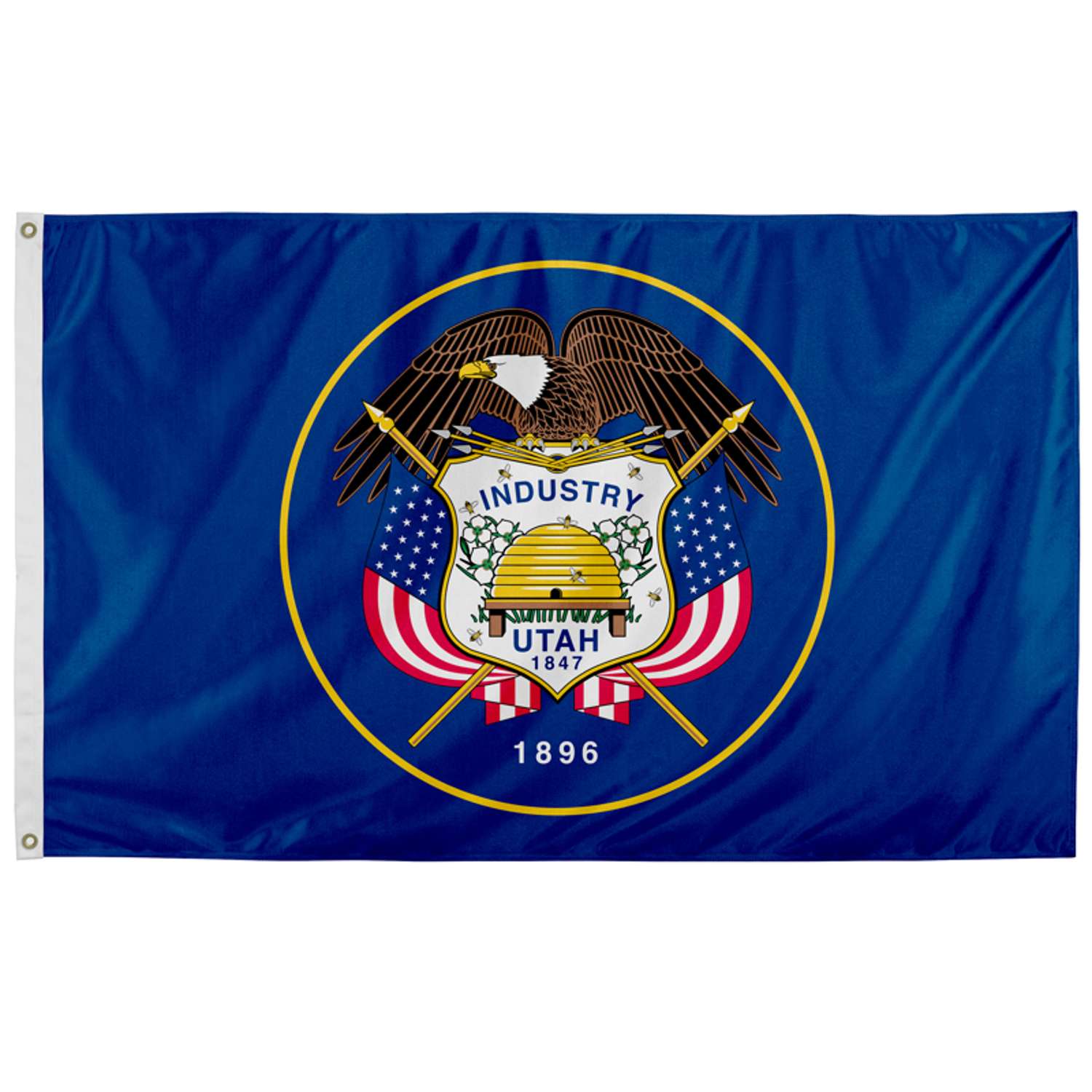  Valley Forge Utah State Flag 36 In. H X 60 In. W