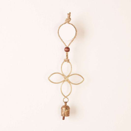  Matr Boomie Copper Vein Iron 7 In. Quatrefoil Bell Chimes