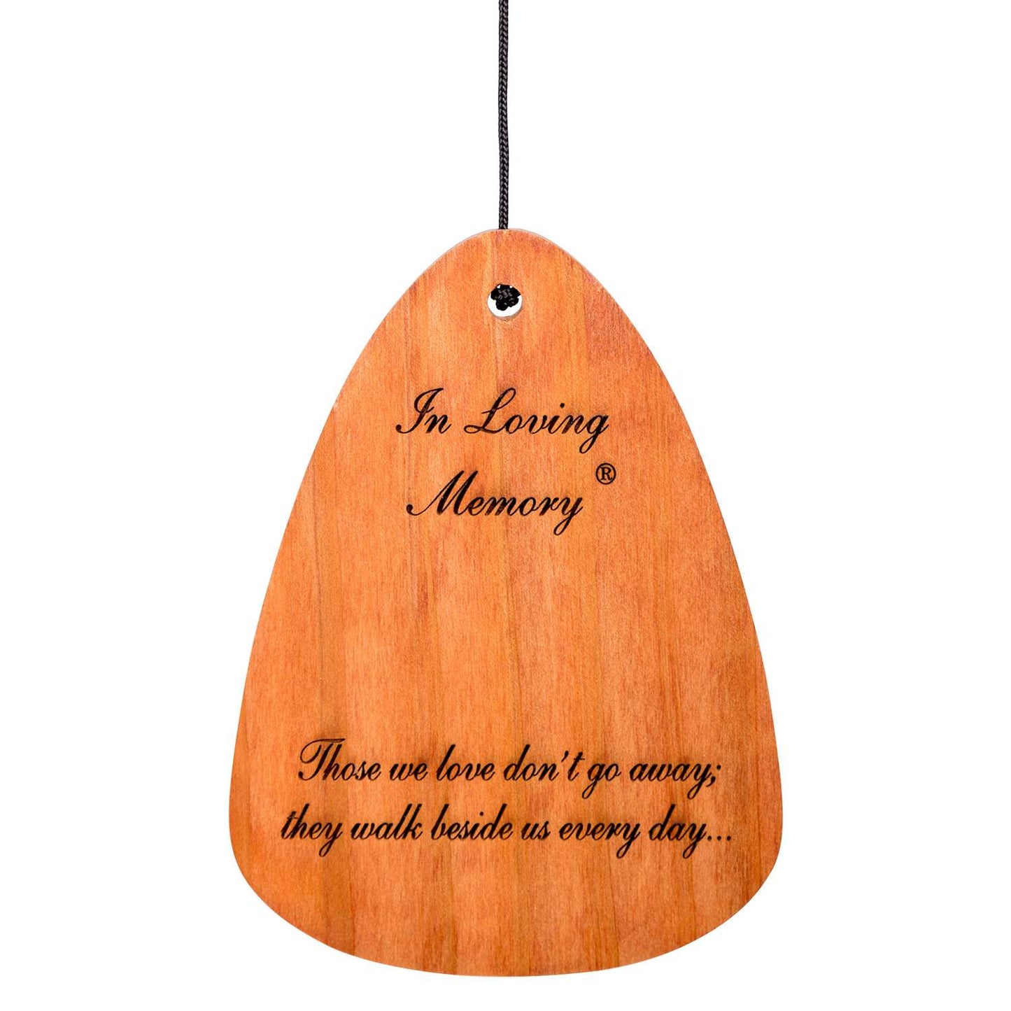  Wind River In Loving Memory Bronze Aluminum/Wood 42 In. Wind Chime