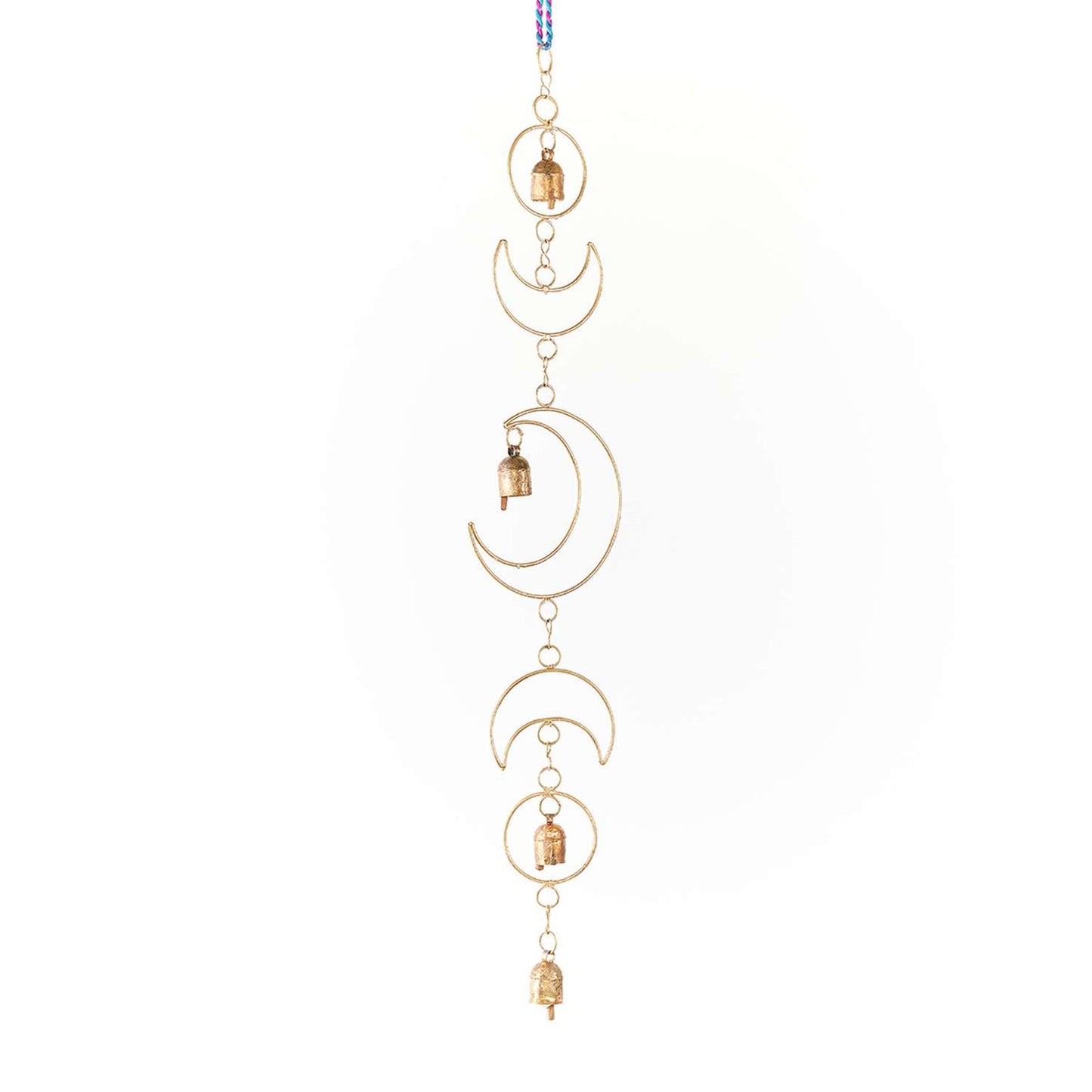  Matr Boomie Copper Vein Metal 24 In. Indukala Moon Wind Chime