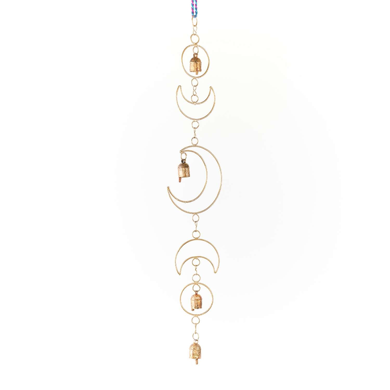  Matr Boomie Copper Vein Metal 24 In. Indukala Moon Wind Chime