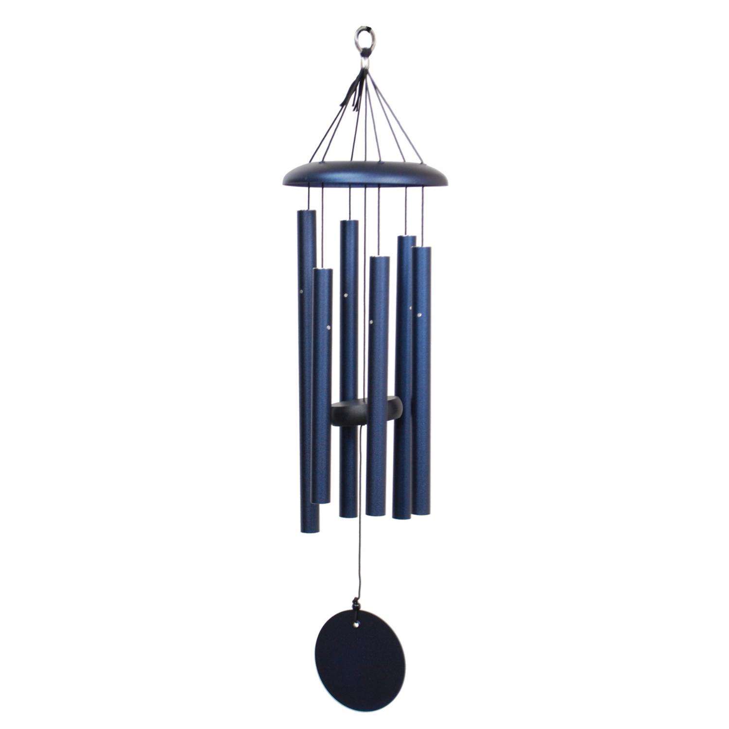  Corinthian Bells Midnight Blue Aluminum 27 In. Wind Chime