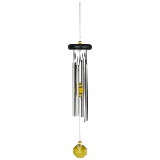 Woodstock Chimes Signature Collection Silver Aluminum/Wood 17 In. Wind Chime