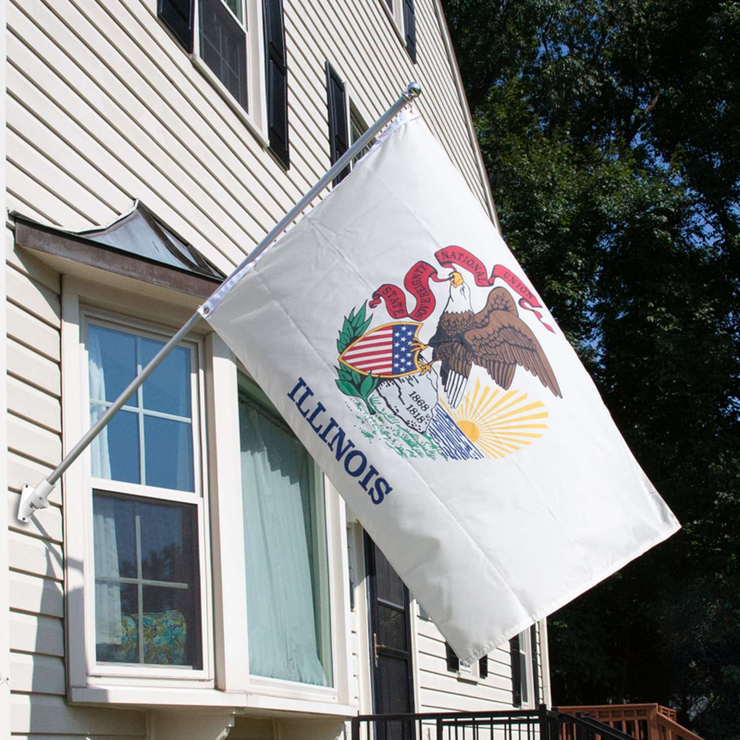  Valley Forge Illinois State Flag 36 In. H X 60 In. W