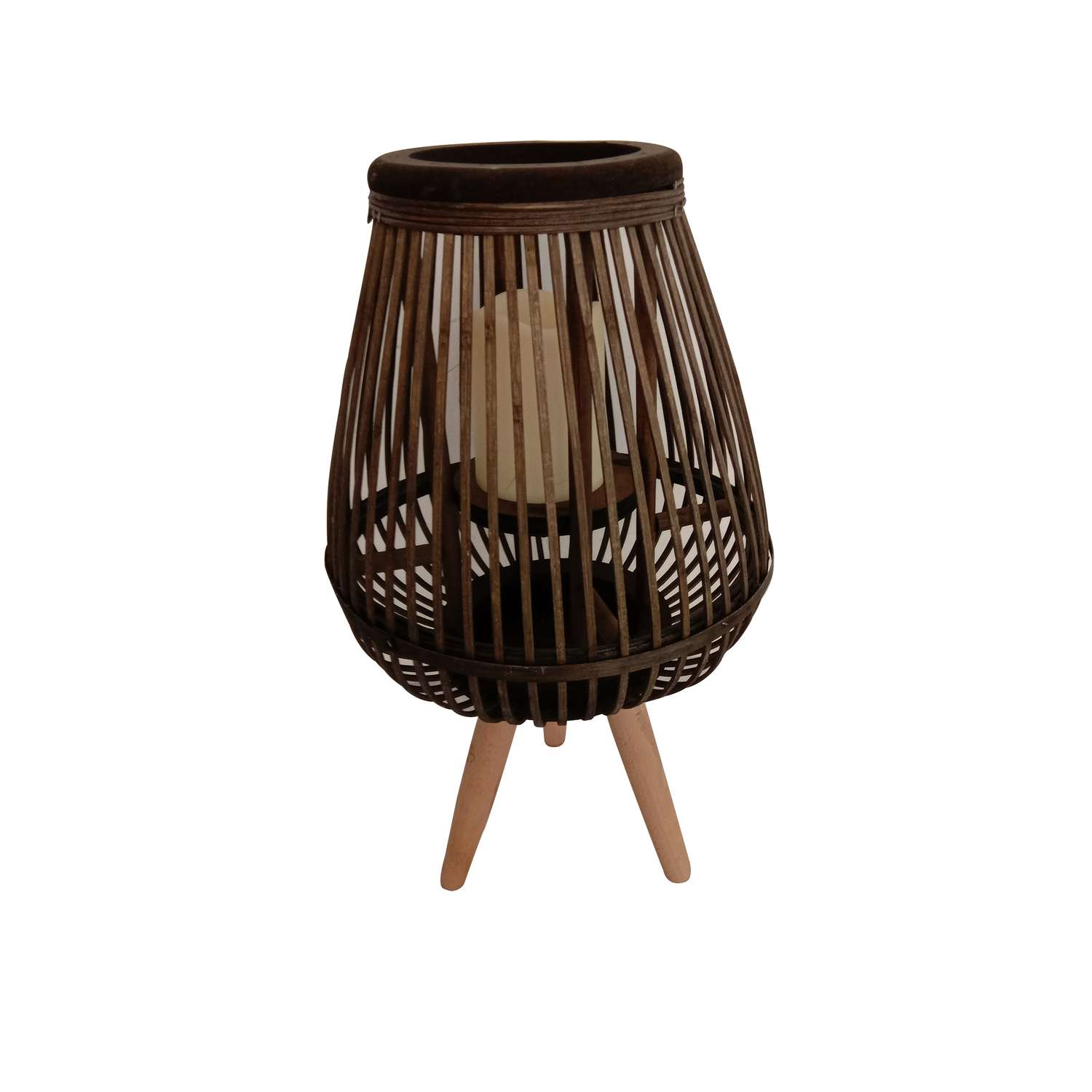  Infinity 18.5 In. Bamboo Lantern Brown