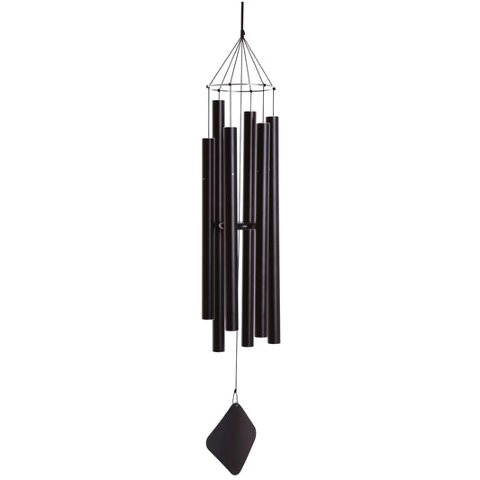  Music Of The Spheres, Inc Japanese Bass Black Aluminum 90 In. Wind Chime