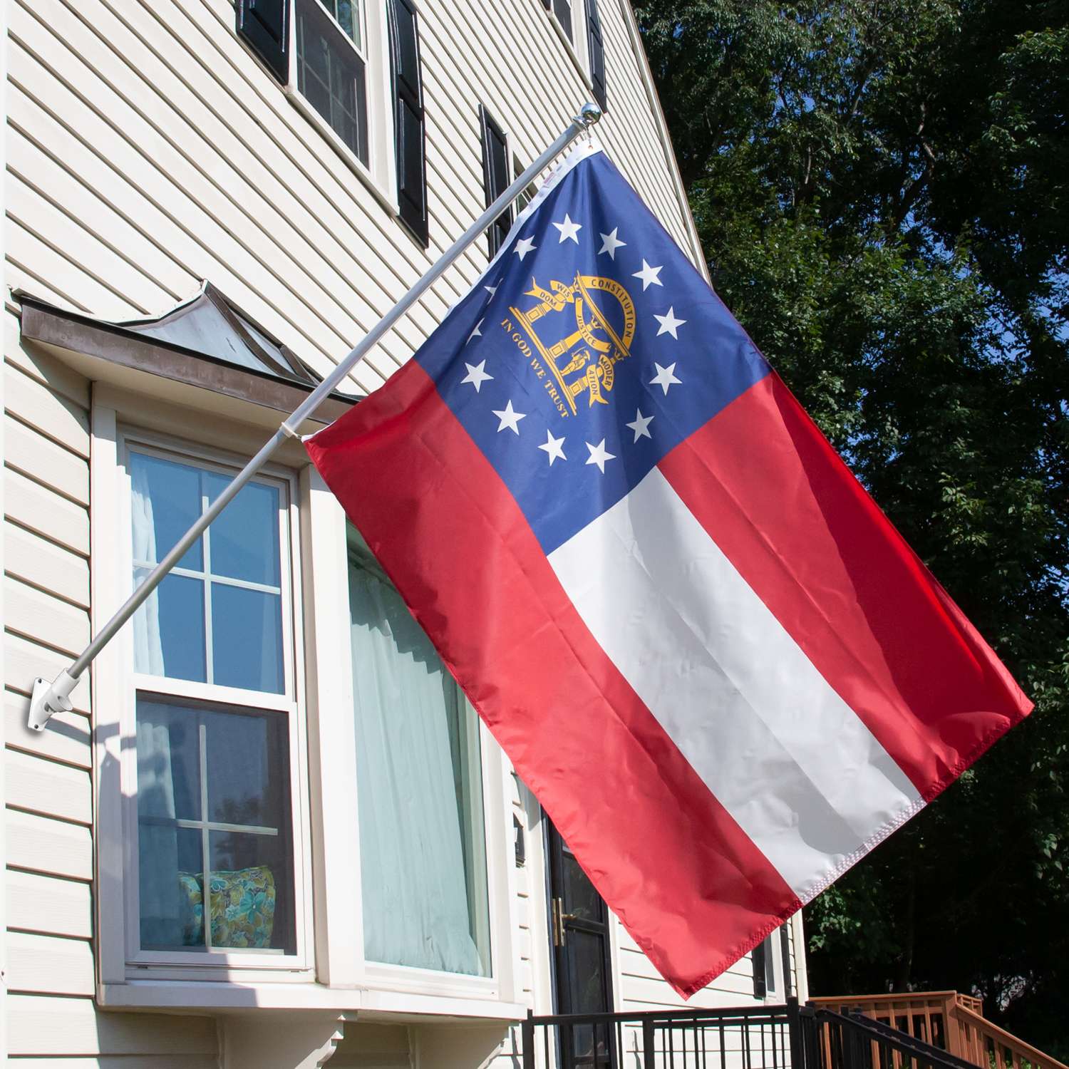  Valley Forge Georgia State Flag 36 In. H X 60 In. W