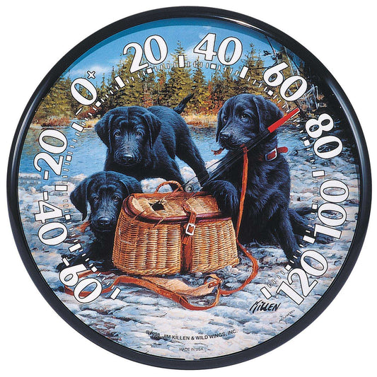  AcuRite Lab Puppies Dial Thermometer Plastic Multicolored 12.5 In.