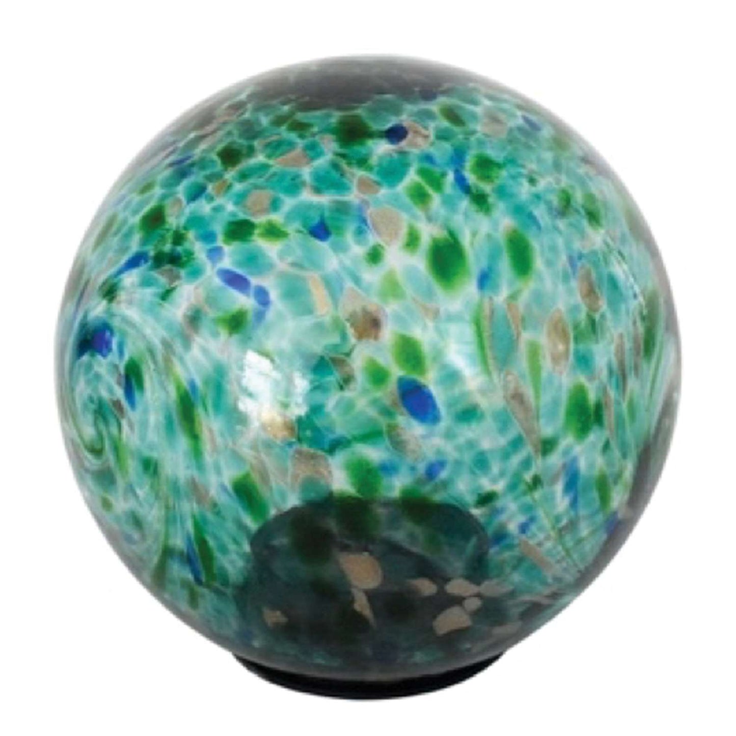  OutDoozie Green Glass 7 In. H Bayou Solar Gazing Ball