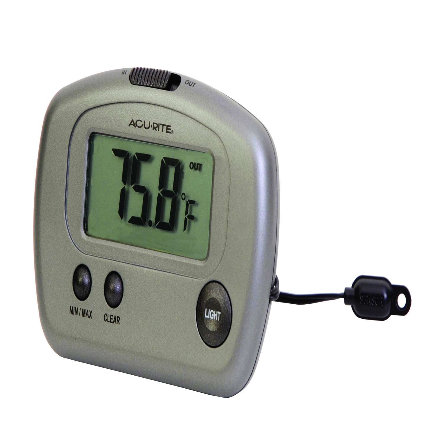  AcuRite Digital Thermometer Plastic Bronze