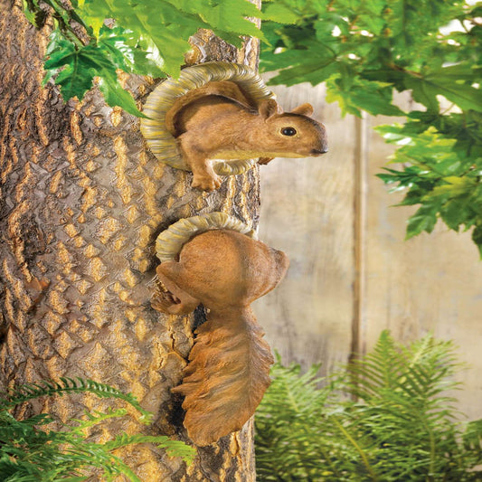  Summerfield Terrace Brown Polyresin Clever Squirrel Tree Decoration