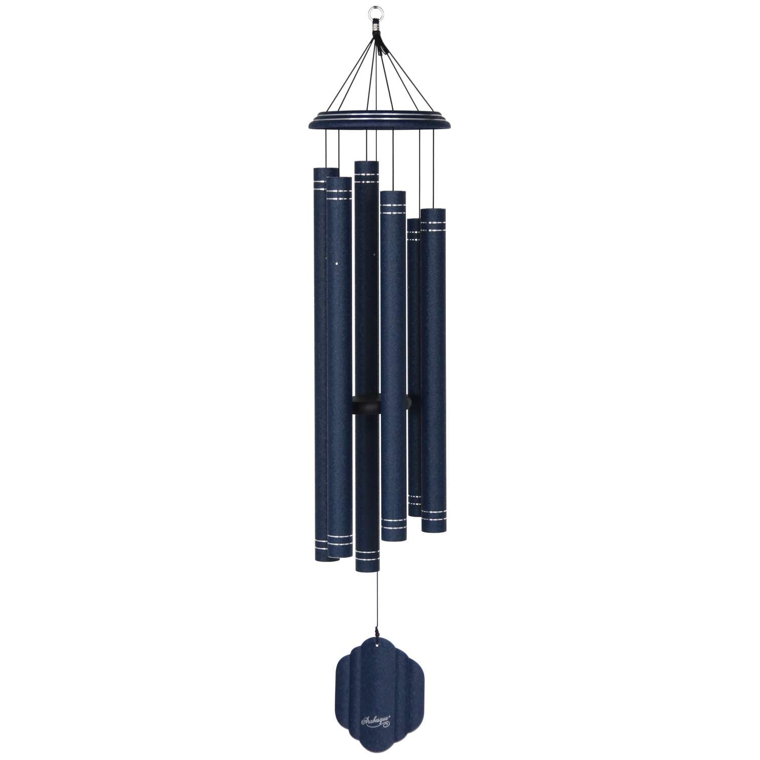  Arabesque Sapphire Aluminum 59 In. Wind Chime