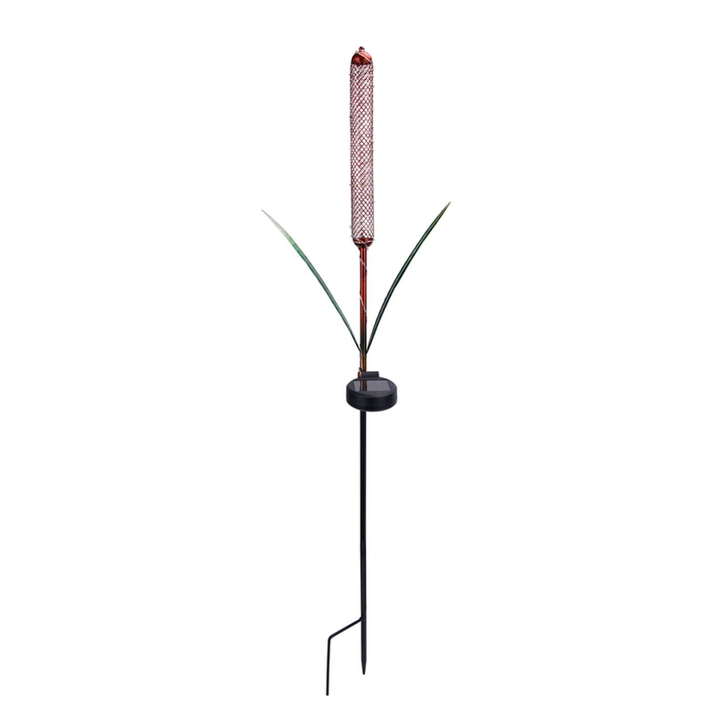  Smart Solar 4.72 In. Solar Power Metal Cattail Garden Light Multicolored