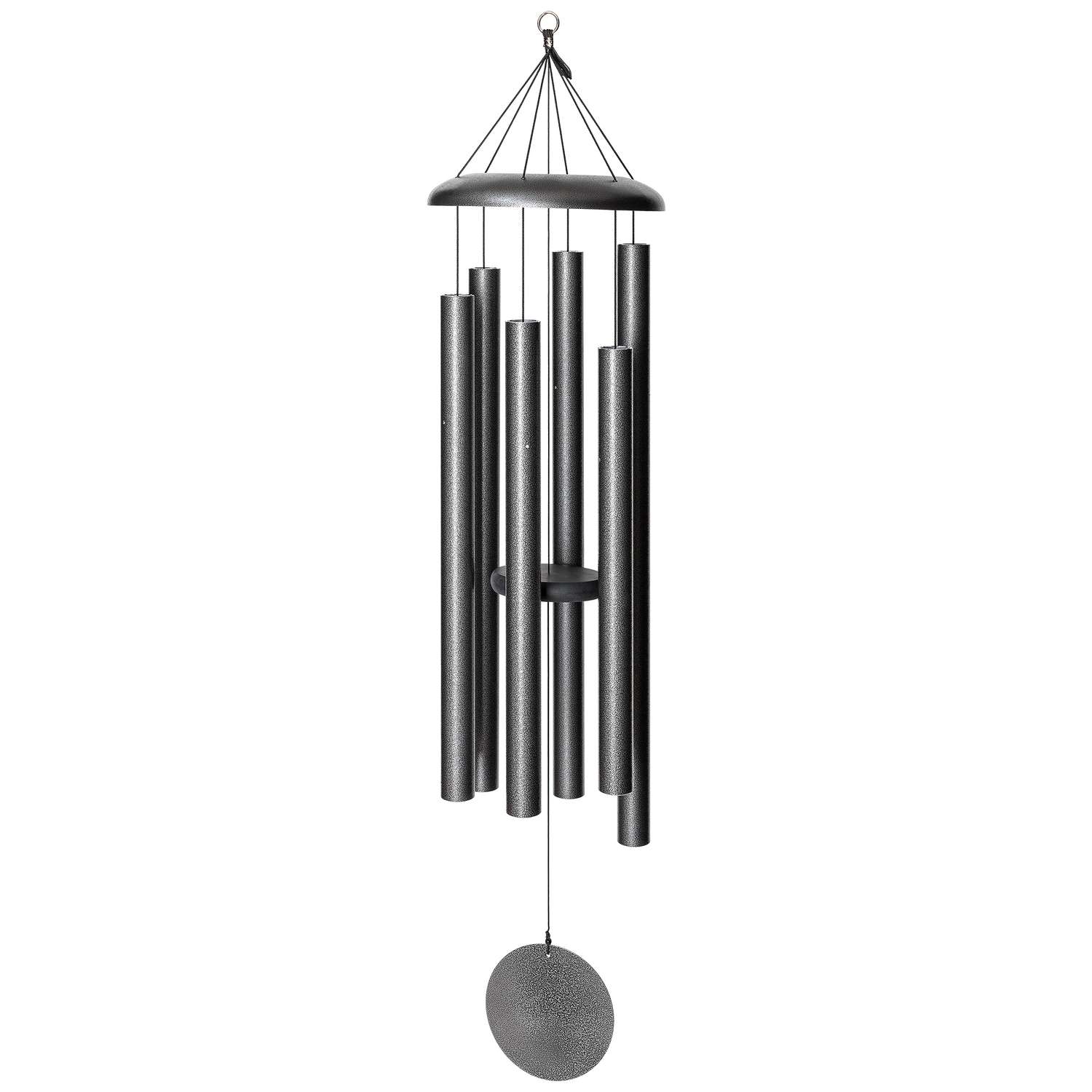  Corinthian Bells Silver Vein Aluminum 56 In. Wind Chime