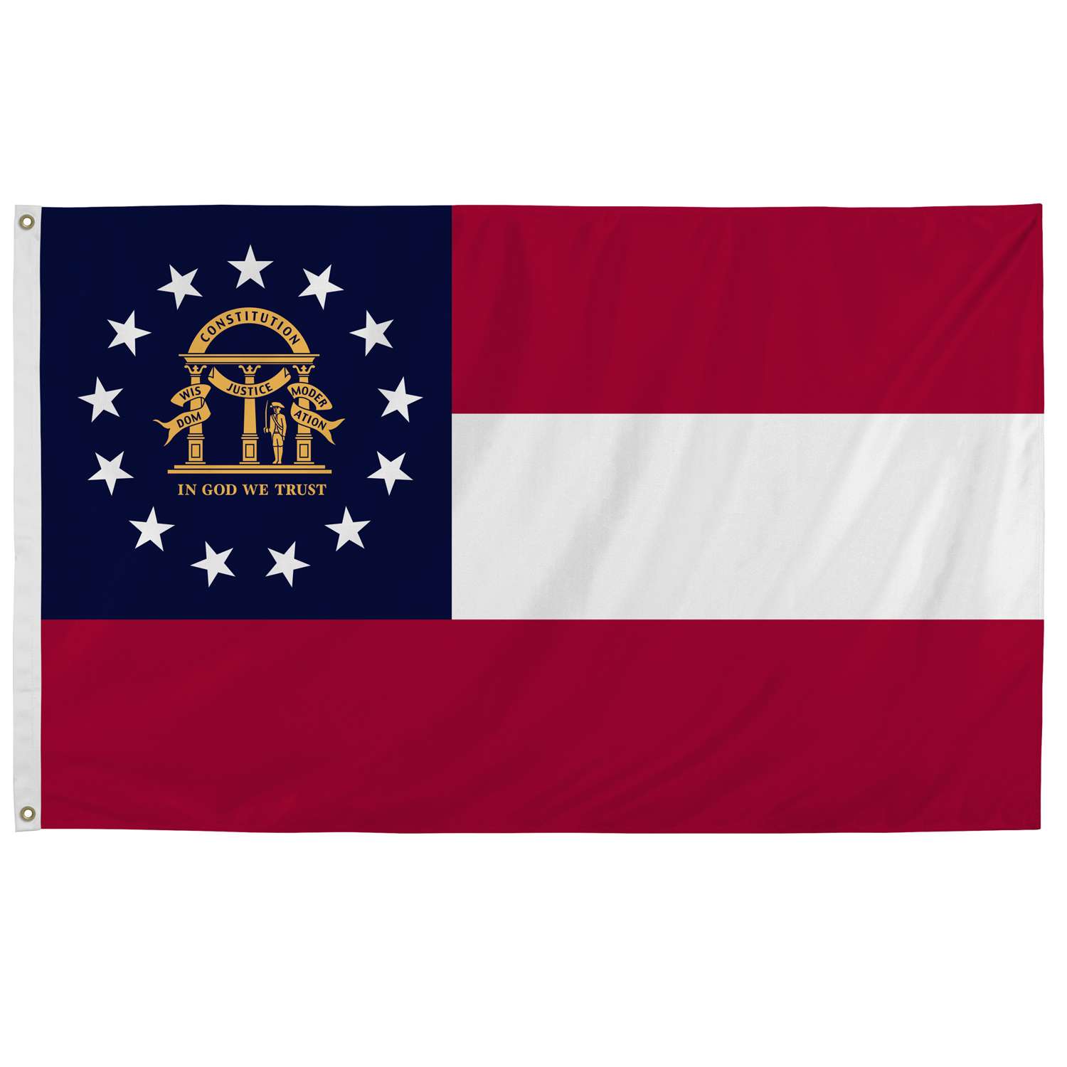  Valley Forge Georgia State Flag 36 In. H X 60 In. W