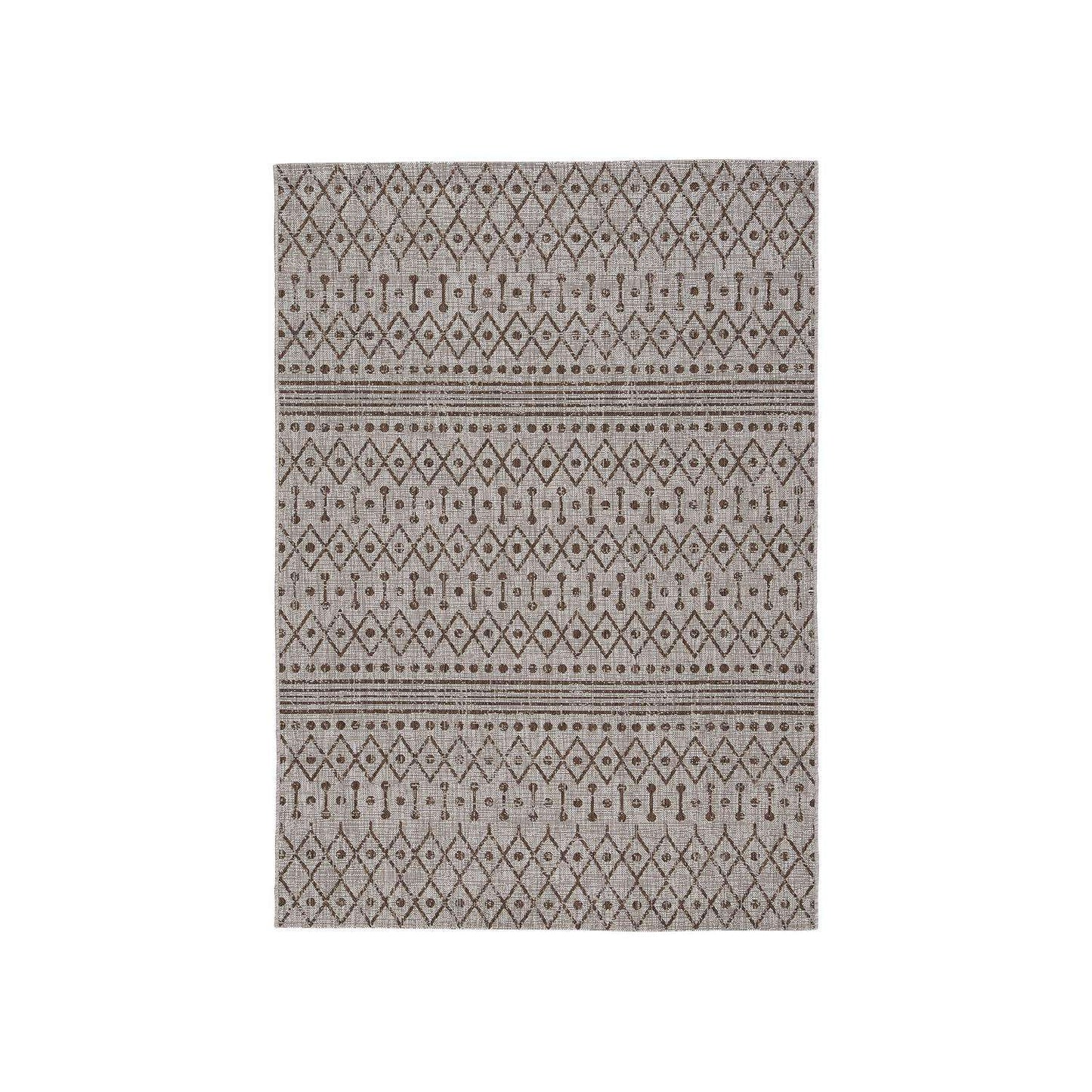  Signature Design By Ashley Dubot 122 In. L Multicolored Geometric Polypropylene Rug