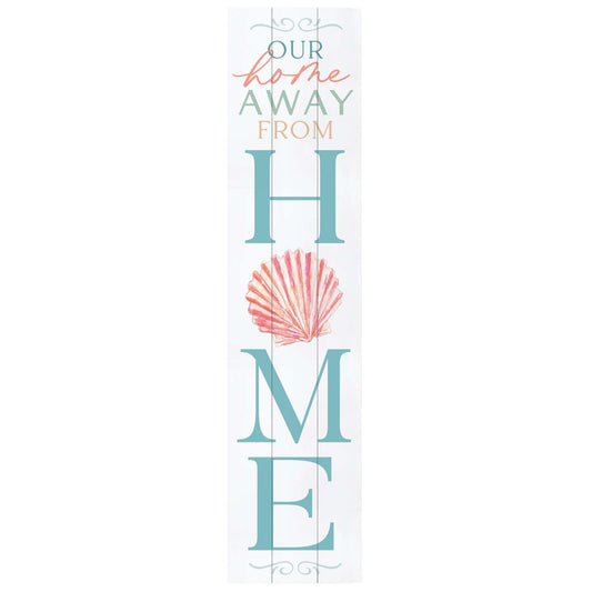  P. Graham Dunn Multicolored Wood 47 In. H Our Home Away From Home Porch Sign