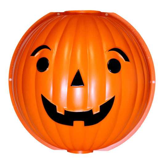  Lamplighter Orange Plastic 22 In. H Pumpkin Lamppost Cover Outdoor Decoration