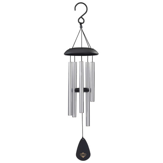  Regal Art & Gift Black Aluminum 25 In. Wind Chime