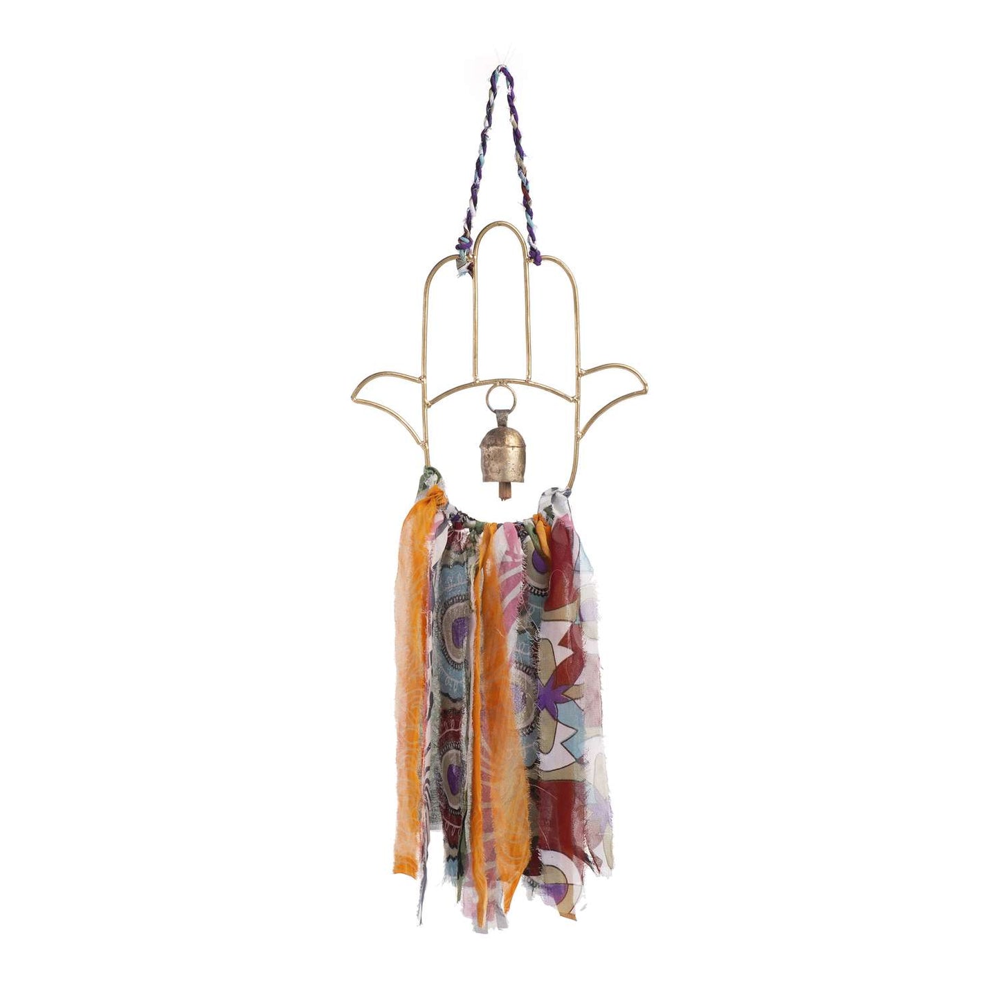  Matr Boomie Swapna Dream Multi-color Hamsa Wind Chime