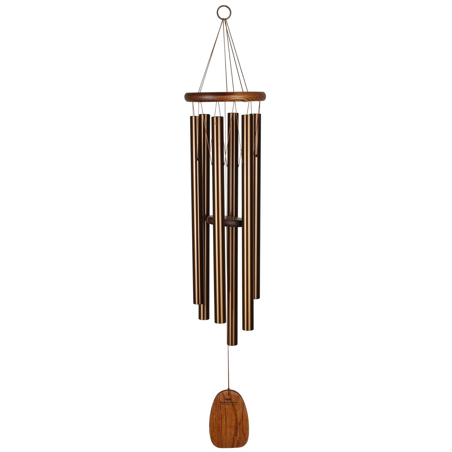  Woodstock Chimes Signature Collection Bronze Aluminum/Wood 40 In. Wind Chime