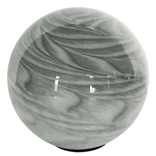  OutDoozie Gray Glass 5 In. H Strata Gazing Ball