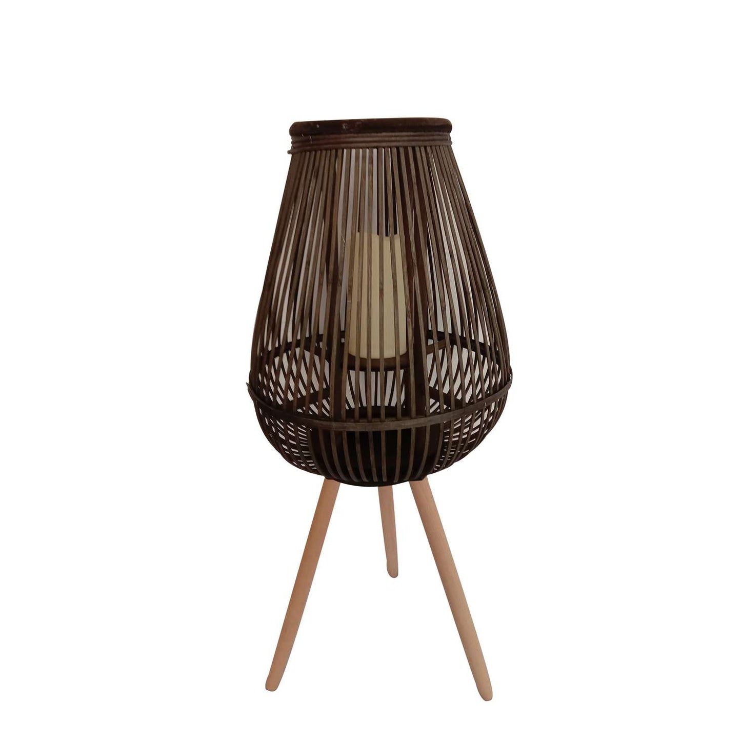  Infinity 31 In. Bamboo Lantern Brown
