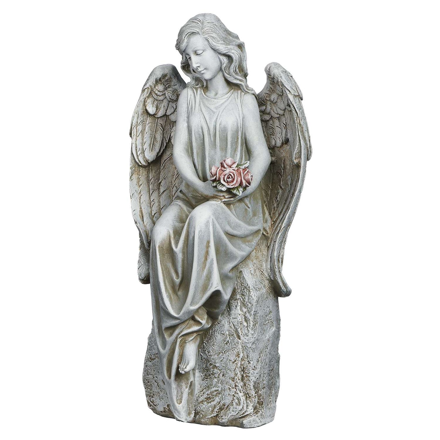  Roman Gray Polyresin 17.75 In. H Outdoor Decoration