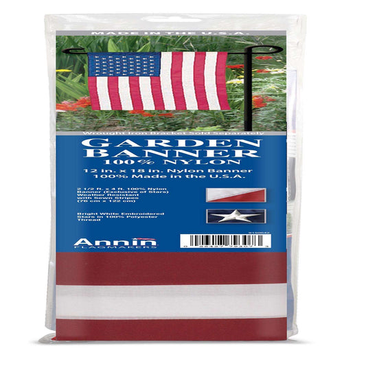  Annin Flagmakers Stars And Stripes Garden Flag 12 In. H X 18 In. L