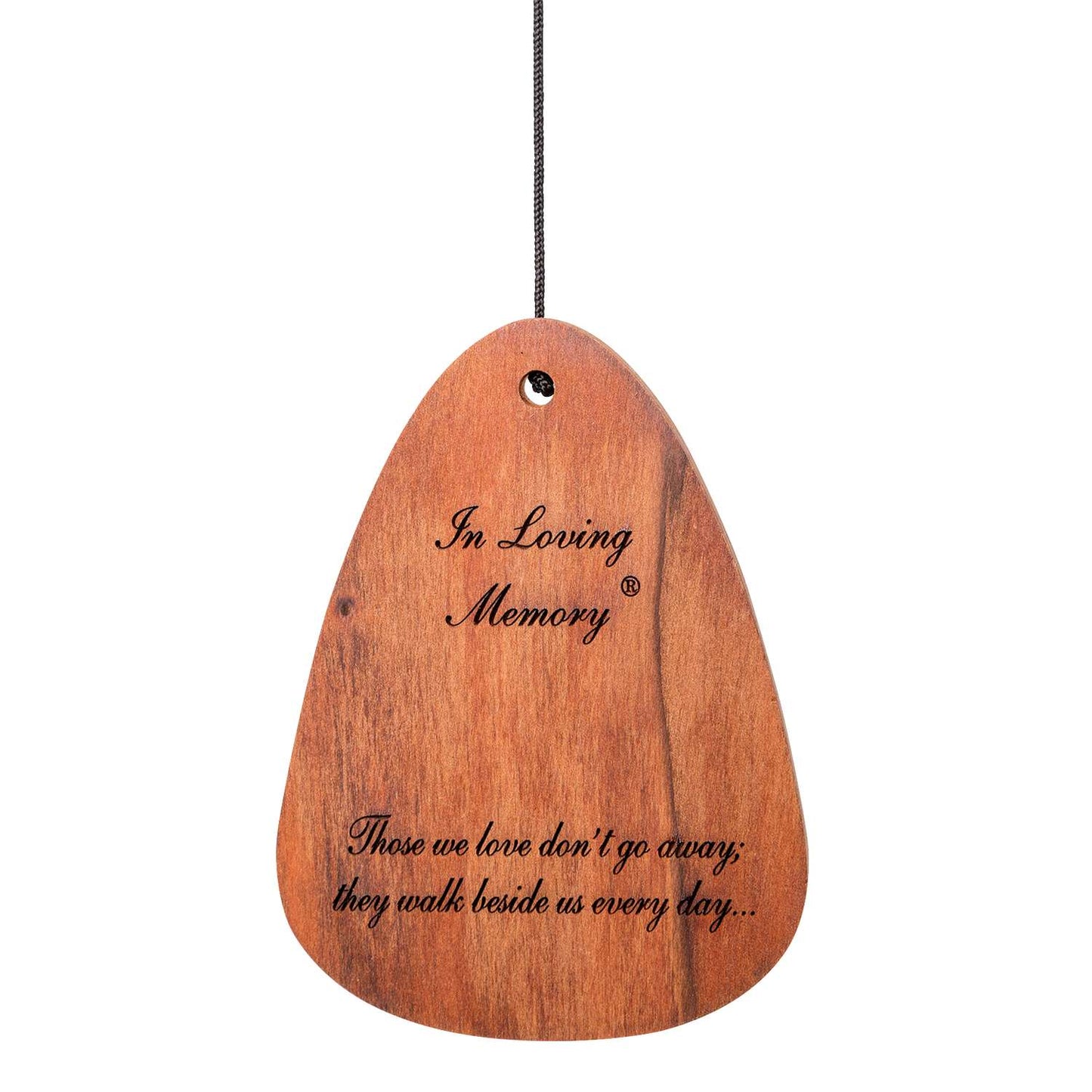  Wind River In Loving Memory Silver Aluminum/Wood 30 In. Wind Chime