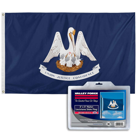  Valley Forge Louisiana State Flag 36 In. H X 60 In. W