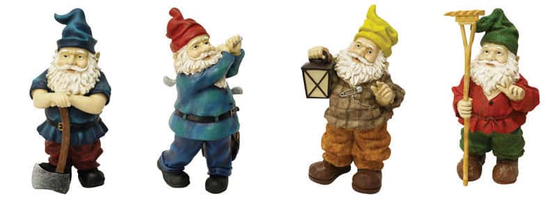  Living Accents Resin Multi-color Gnome Garden Statue