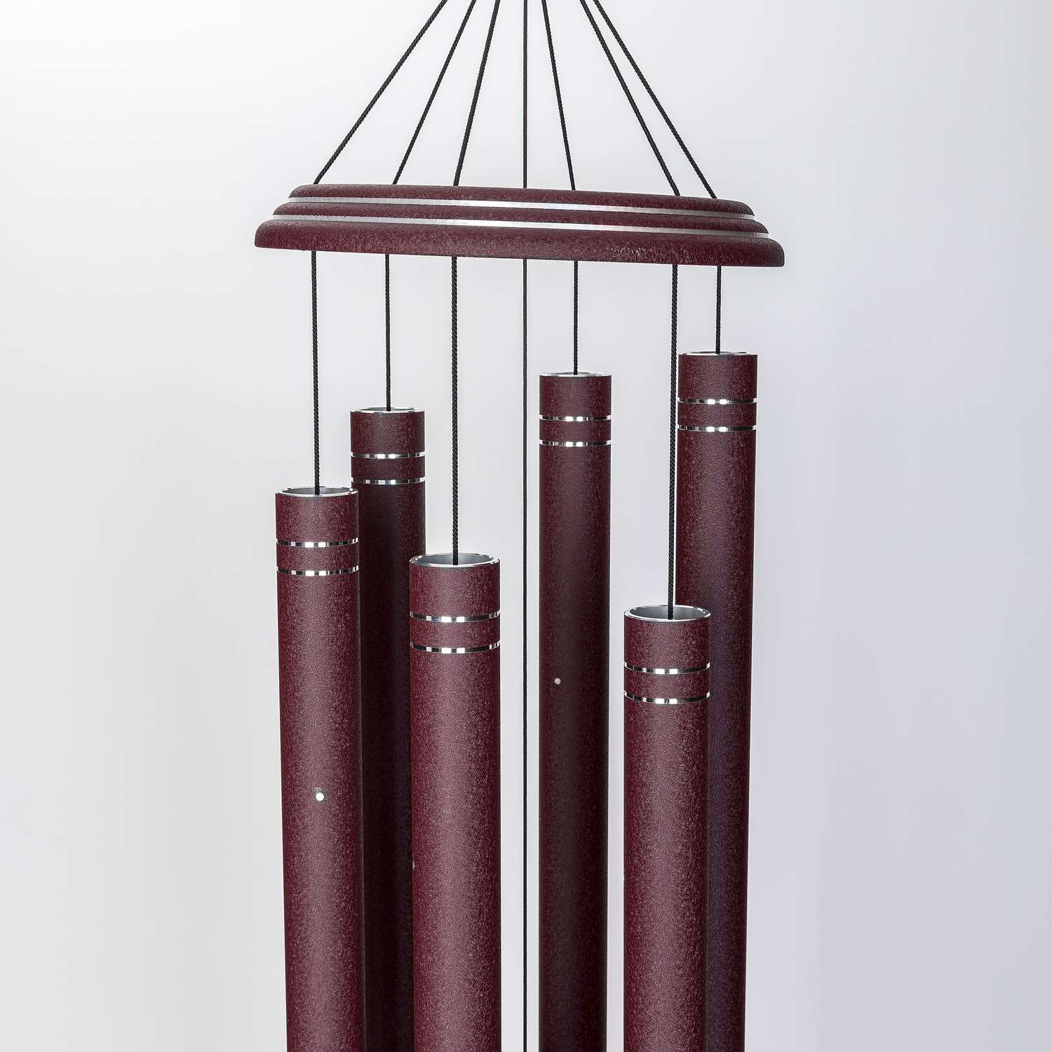  Wind River Arabesque Garnet Aluminum 57 In. Wind Chime