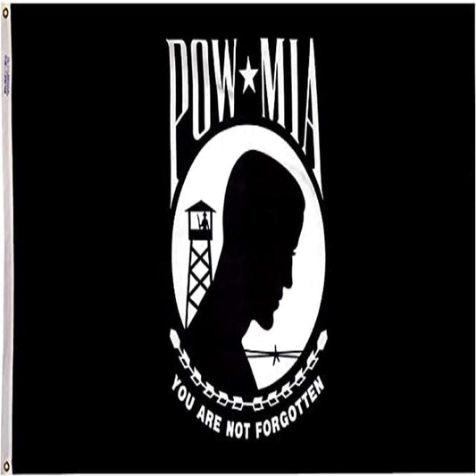  Annin Flagmakers Pow Mia Flag 36 In. H X 5 Ft. L