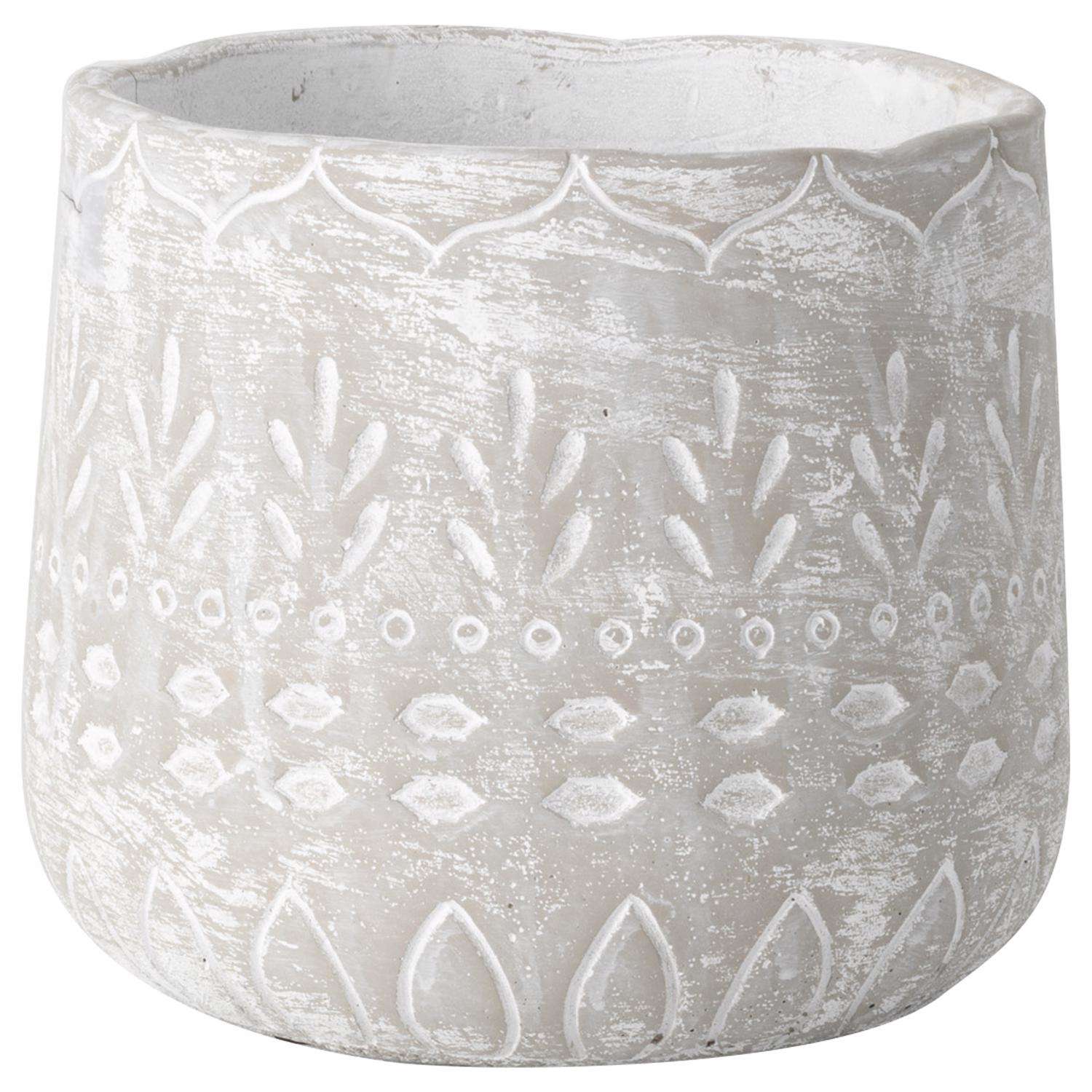  Sullivans Gray Cement 6.5 In. H Planter