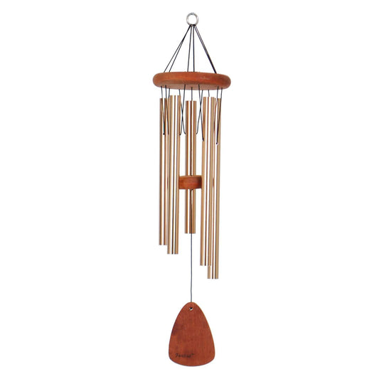  Festival Bronze Aluminum/Wood 28 In. Wind Chime
