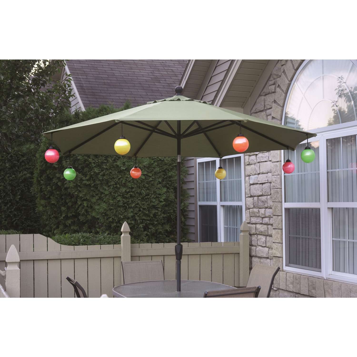  Xodus Innovations Yellow Plastic 6.25 In. H Patio Globe Outdoor Decoration