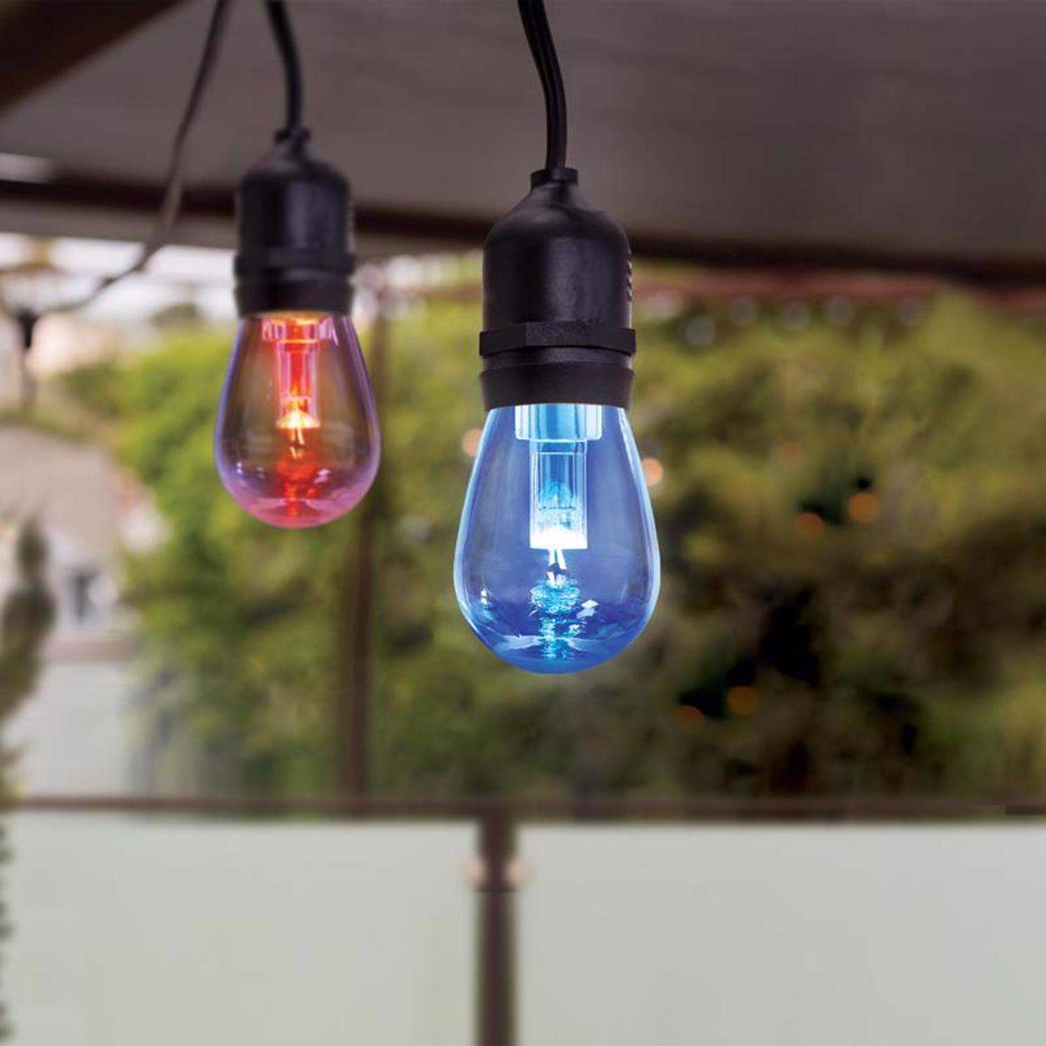  Feit String Lights LED String Lights Multicolored 24 Ft. 12 Lights