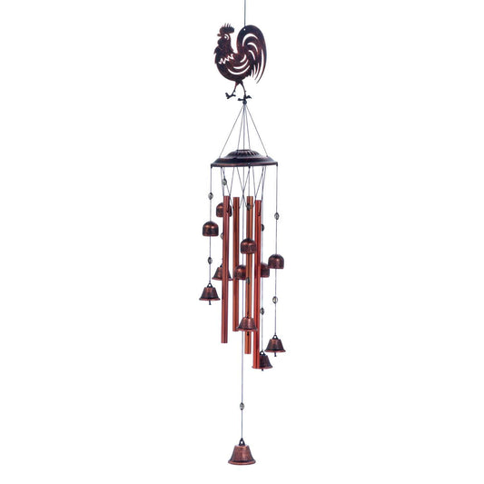  Summerfield Terrace Bronze Iron 35 In. Rooster Wind Chime