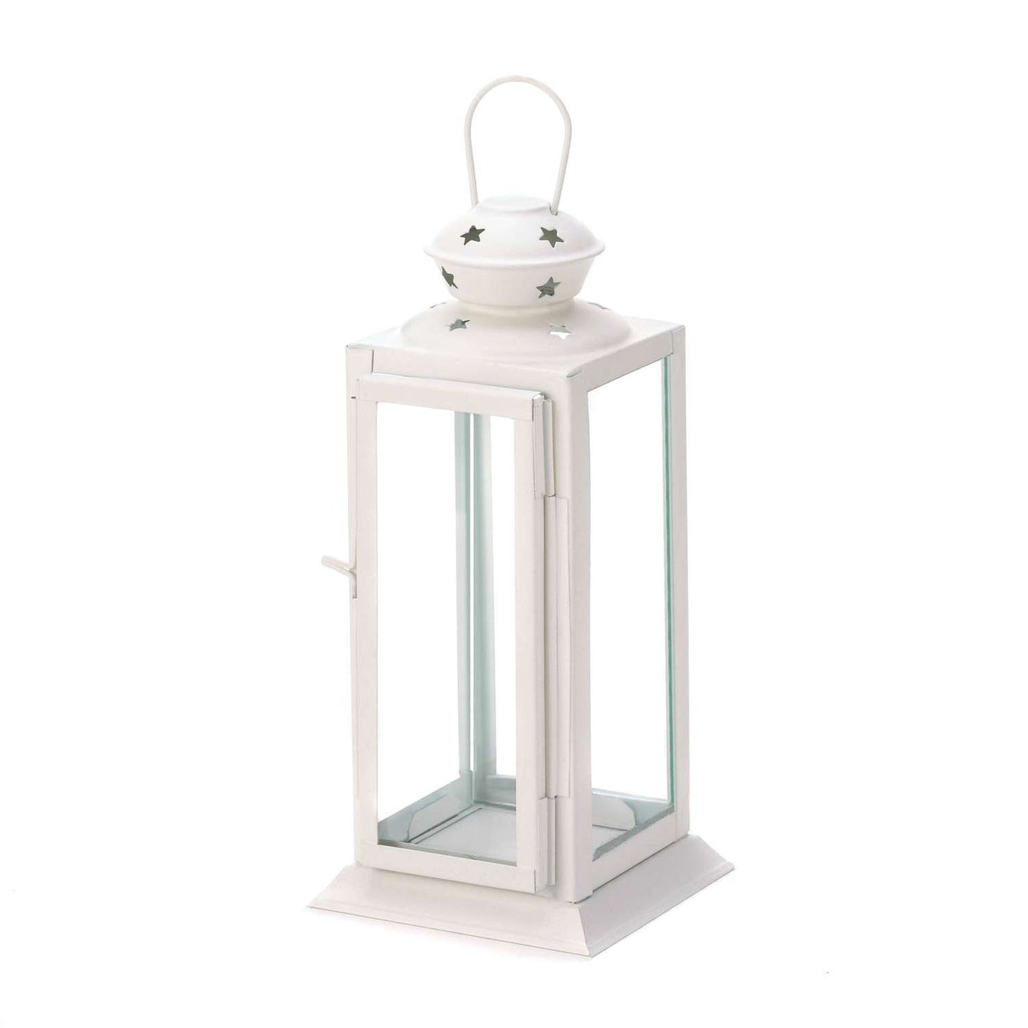  Gallery Of Light Starlight Glass/Metal Lantern White