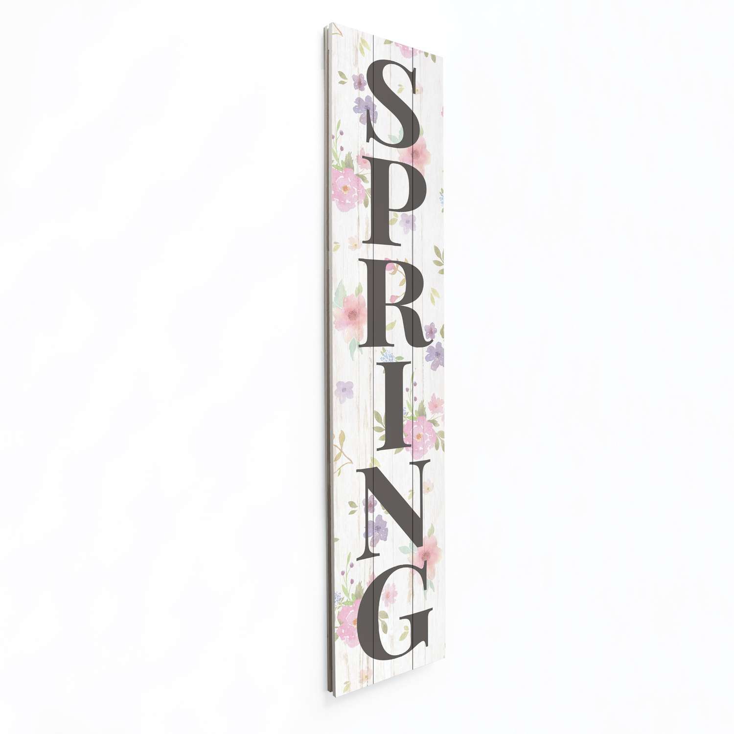  P. Graham Dunn Multicolored Wood 47 In. H Spring Porch Sign