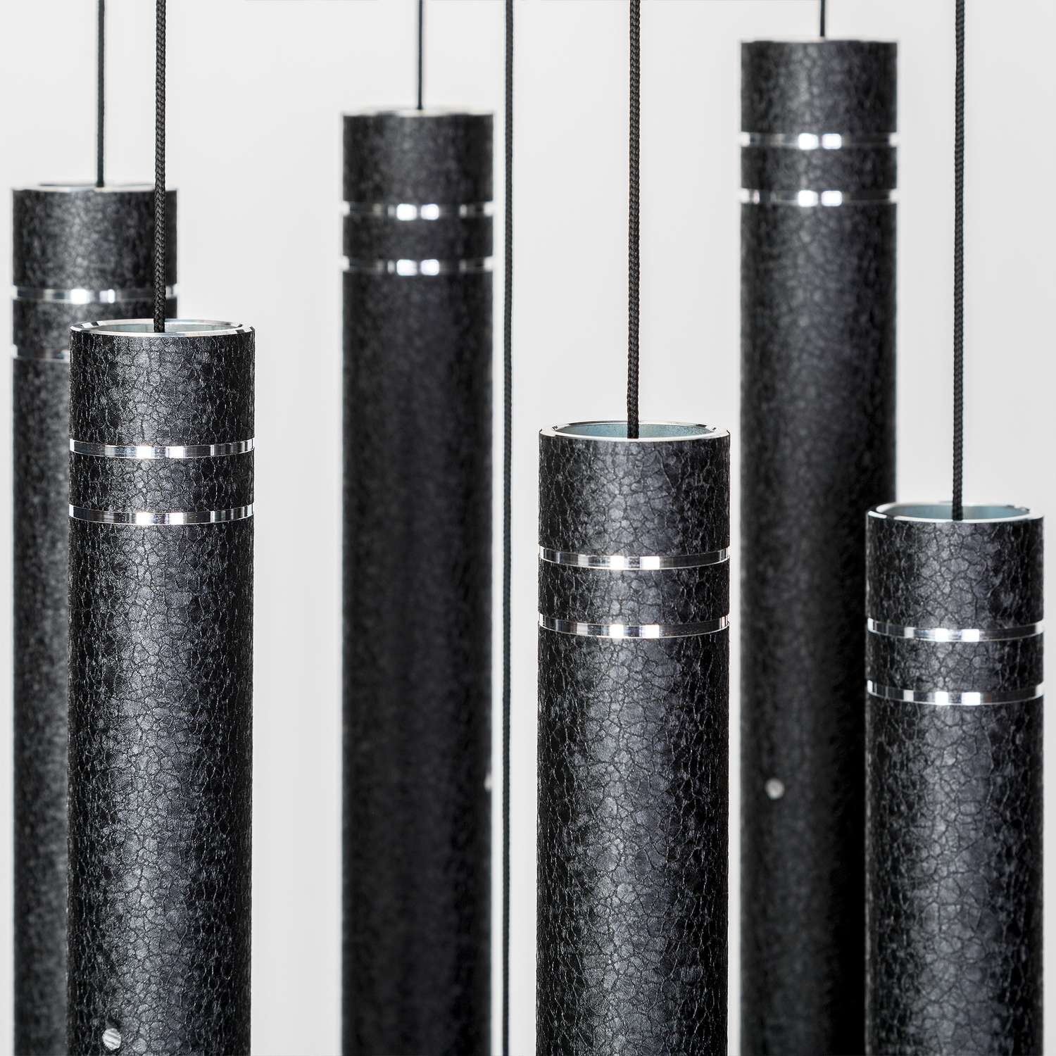  Wind River Arabesque Onyx Aluminum 44 In. Wind Chime