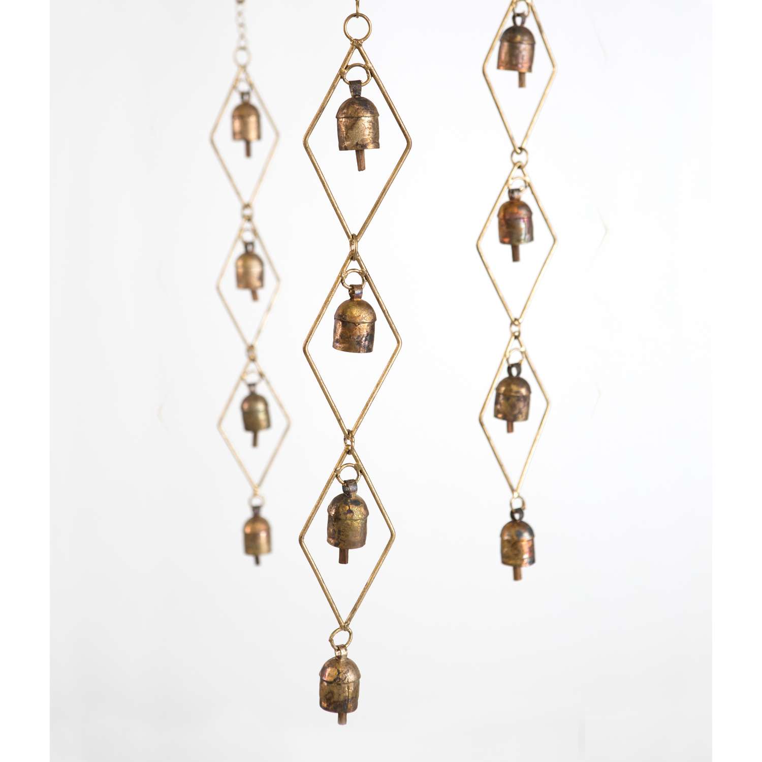  Matr Boomie Copper Vein Metal/Wood 16.00 Inches In. Wind Chime