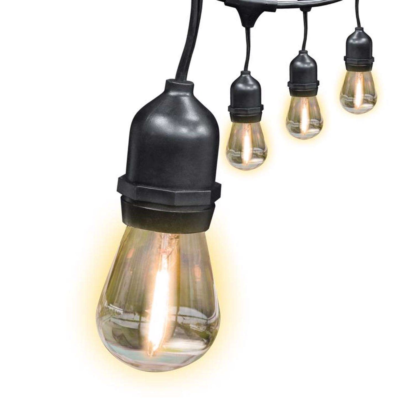  Feit String Lights LED String Lights W/Remote Control Amber 24 Ft. 12 Lights