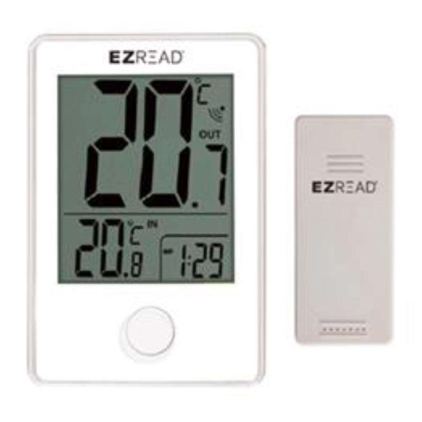  Headwind EZRead Clock/Thermometer Polyresin White