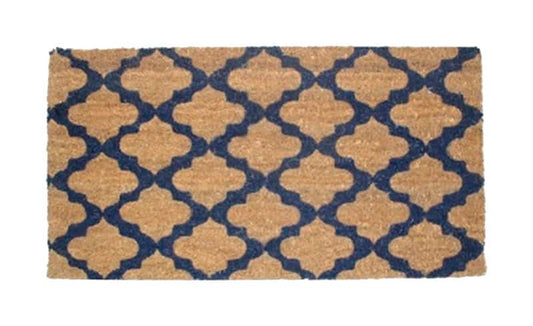  J & M Home Fashions 2.5 Ft. W X 1.5 Ft. L Multi-color Coir Door Mat