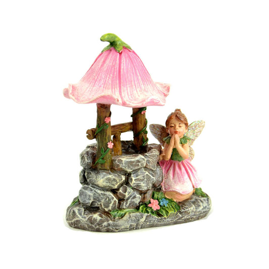  Touch Of Nature Multicolored Polyresin 4 In. H Fairy Garden Wishing Well Outdoor Decoration