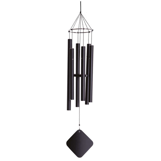  Music Of The Spheres, Inc Mongolian Soprano Black Aluminum 30 In. Wind Chime