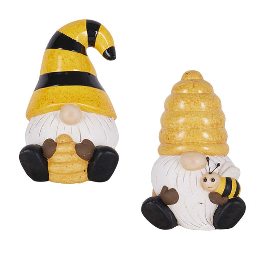  Meadow Creek Ceramic Multi-color 6 In. Gnome Garden Statue